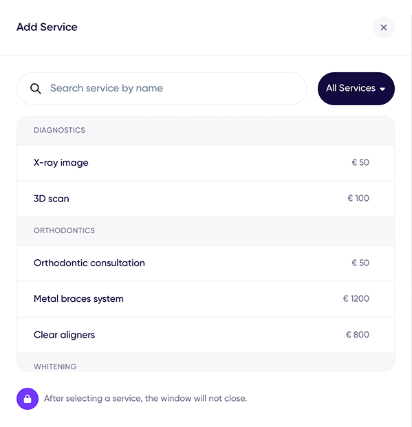 Fast Service Selection
