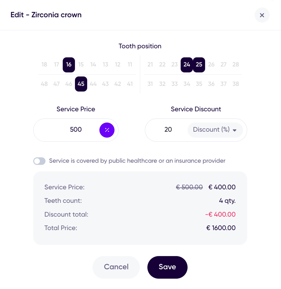 Full Control Per Service